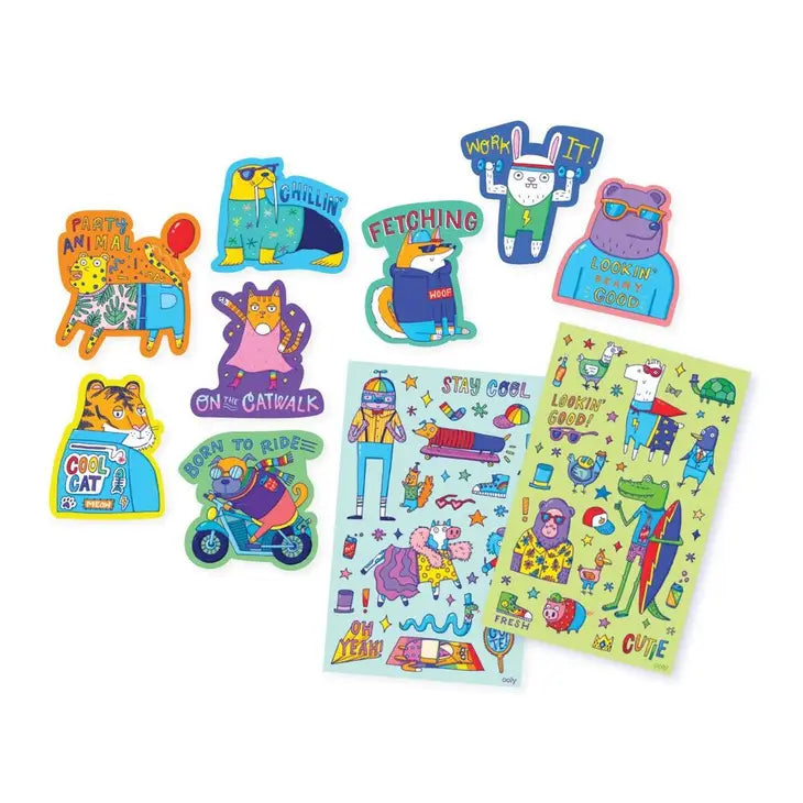 SCENTED SCRATCH STICKERS: DRESSED TO IMPRESS