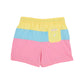 COUNTRY CLUB COLORBLOCK TRUNK - LAKE WOTH YELLOW/BOOKLINE BLUE