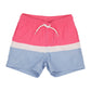 COUNTRY CLUB COLOR BLOCK TRUNK - HAMPTONS HOT PINK/WORTH AVE WHITE/BEALE STREET BLUE