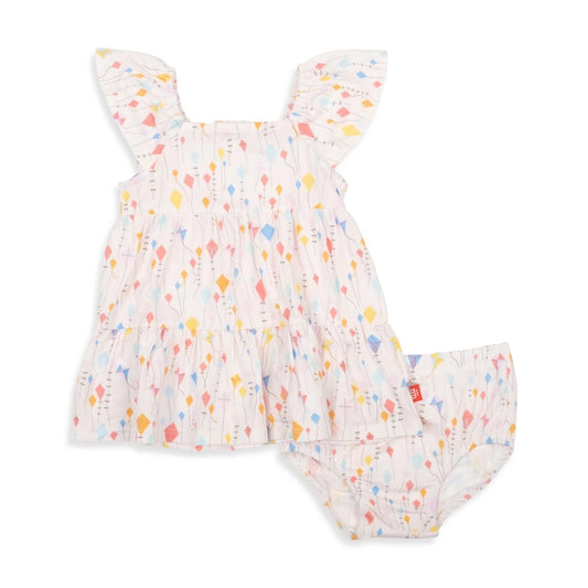 SKY'S THE LIMIT MODAL DRESS AND DIAPER COVER
